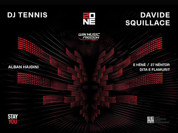 Pregled: DJ Tennis, David Squillace, Alban Hajdini @ Zone Club, Priština, KS