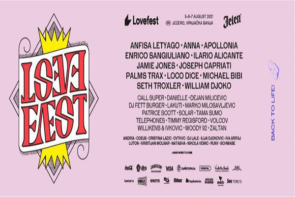 Jubilee edition of Lovefest in Vrnjačka Banja