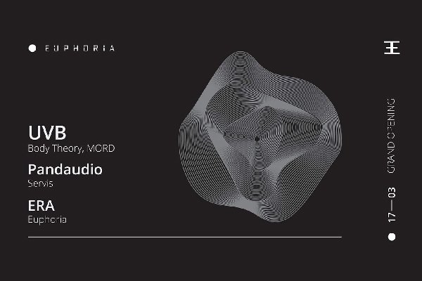 UVB for the first time in Kosovo, headlining the upcoaming First Edition of “Euphoria Warehouse”