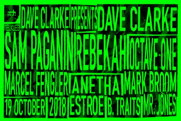 Dave Clarke returns to ADE with his renowned Friday night party at Melkweg on 19th October