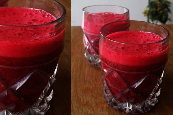 Red Smoothie for cleansing the liver
