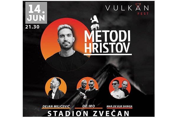 Vulkan Festival 14. Juni 2019, stadion Zvečan , Kosovo 