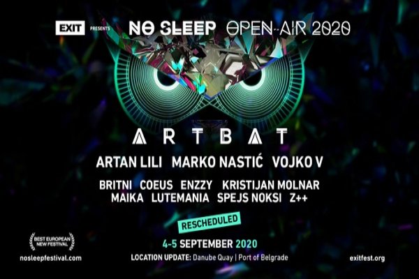 No Sleep till EXIT - 10. & 11. jula 2020 u Beogradu