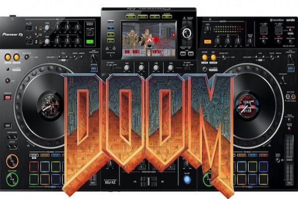 "TheRasteri" hacked the Pioneer XDJ-RX2 controller and ran the Doom game on it!