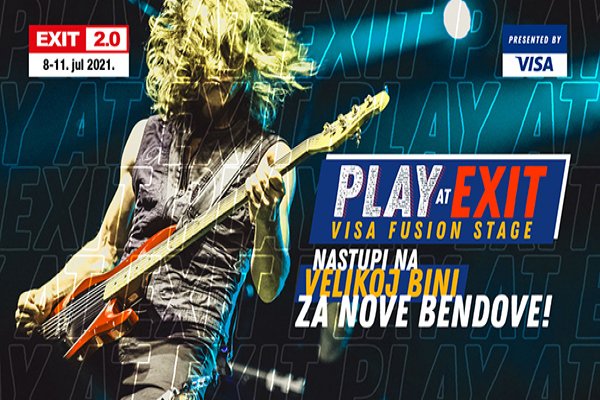 Otvoren konkurs Play @ EXIT