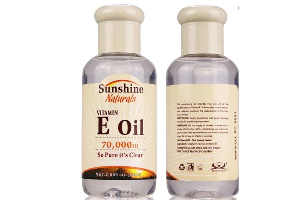 Vaj fytyre Sunshine Naturals Vitamin E me 70,000 IU